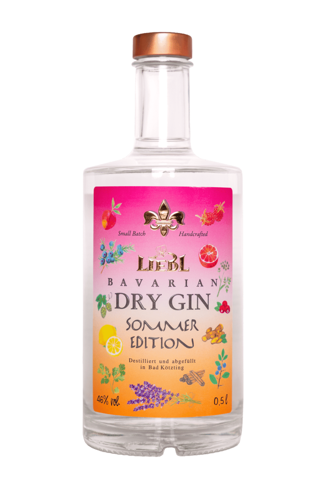 Liebl - Bavarian Dry Sommer Gin Edition 2021 46% vol. 0,5l